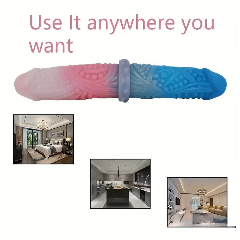 10.62in Tortoise Design Silicone Soft Large Double-headed Fantasy Dildo