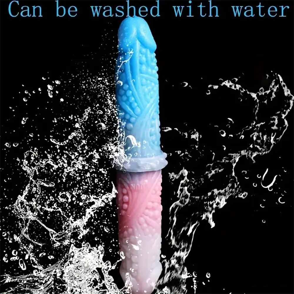 10.62in Tortoise Design Silicone Soft Large Double-headed Fantasy Dildo