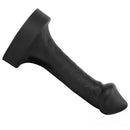 10.63in 12.6in 13.77in Silicone Big Soft Curved Black Dildo With Mushroom Head