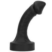 10.63in 12.6in 13.77in Silicone Big Soft Curved Black Dildo With Mushroom Head
