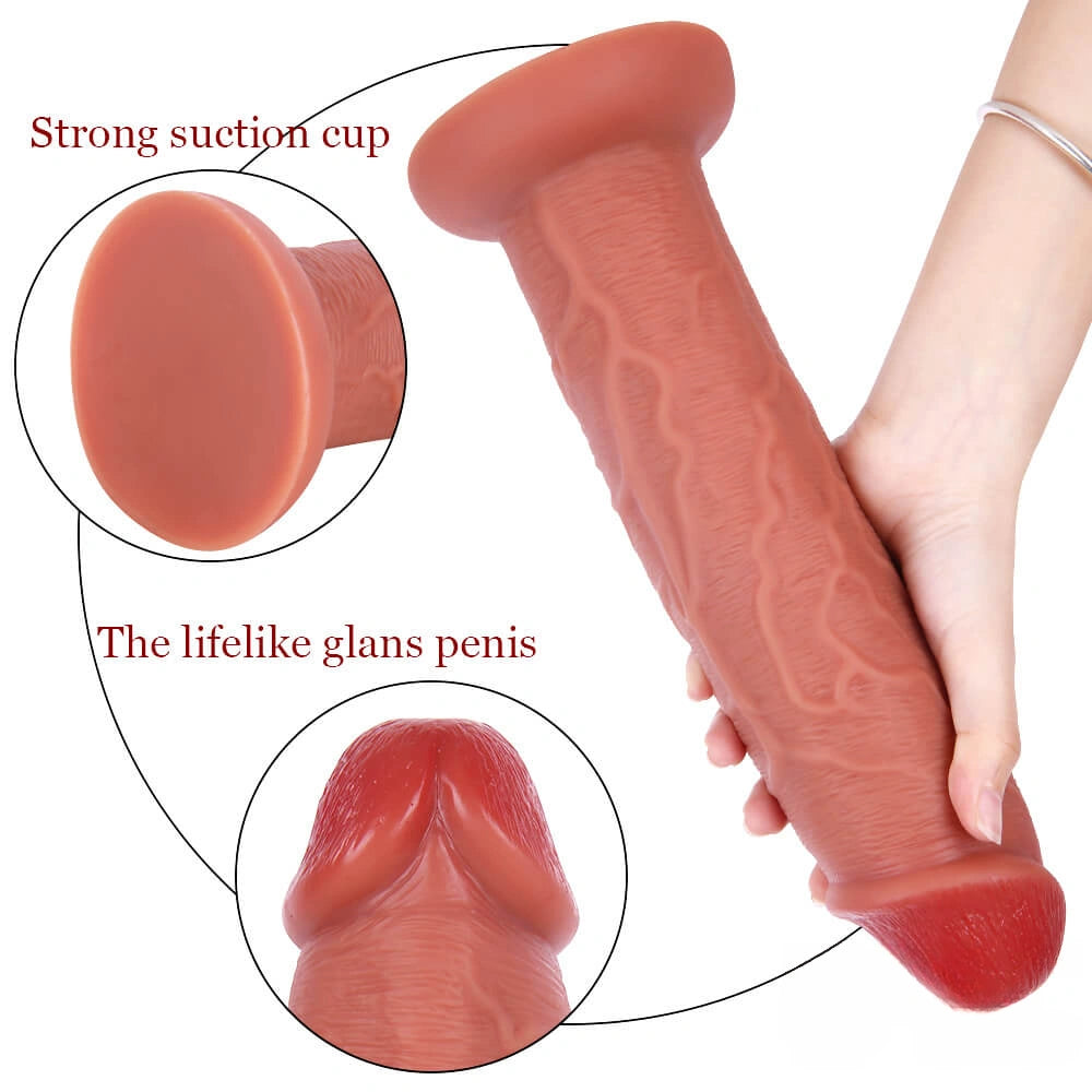 10.63in Big Thick Dildo Without Eggs Adult Anal Vagina Sex Toy
