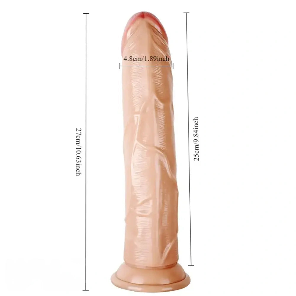 10.63in Large Simulation Penis Lifelike Dildo For Female Sex Toy