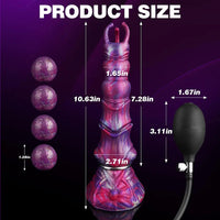 10.63in Ovipositor Monster Big Knot Dildo For Female G-Spot Adult Toy
