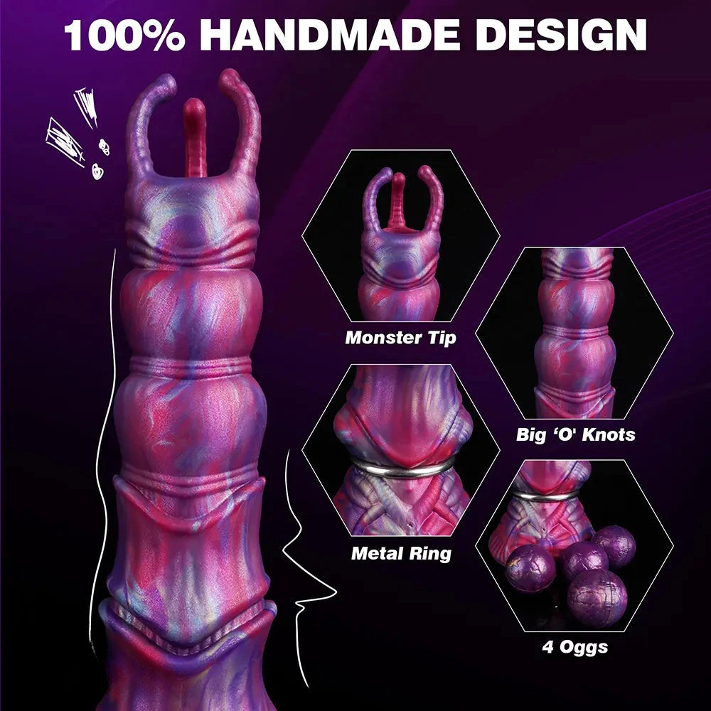 10.63in Ovipositor Monster Big Knot Dildo For Female G-Spot Adult Toy