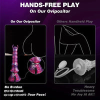 10.63in Ovipositor Monster Big Knot Dildo For Female G-Spot Adult Toy