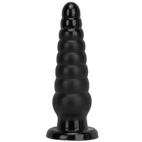 10.63in Realistic Big PVC Black Dildo Butt Plug For Anal Expansion