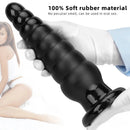 10.63in Realistic Big PVC Black Dildo Butt Plug For Anal Expansion