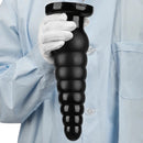 10.63in Realistic Big PVC Black Dildo Butt Plug For Anal Expansion