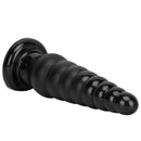 10.63in Realistic Big PVC Black Dildo Butt Plug For Anal Expansion