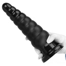 10.63in Realistic Big PVC Black Dildo Butt Plug For Anal Expansion