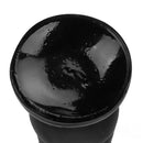 10.63in Realistic Big PVC Black Dildo Butt Plug For Anal Expansion