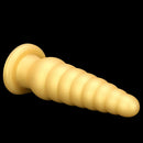 10.63in Soft Silicone Big Gold Butt Plug Dildo For Anal Expansion Sex