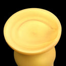 10.63in Soft Silicone Big Gold Butt Plug Dildo For Anal Expansion Sex