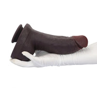 10.64in Real Skin Thick Big Silicone Curved Dildo For Vaginal And Anal Play