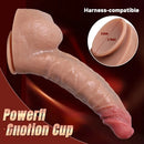 10.6in 12.6in Realistic Skin Texture Liquid Silicone Dildo For Anal Play