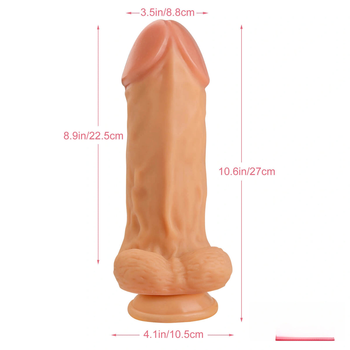 10.6in Big Fat Thick Dildo Adult Sex Toy For Anus G Spot
