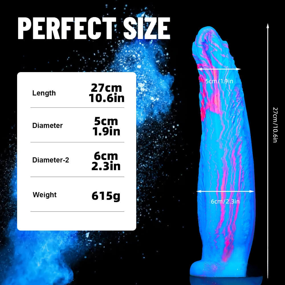 10.6in Cabbage Fruit Big Thick Penis Dildo Sex Toy For Love Sex