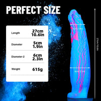 10.6in Cabbage Fruit Big Thick Penis Dildo Sex Toy For Love Sex