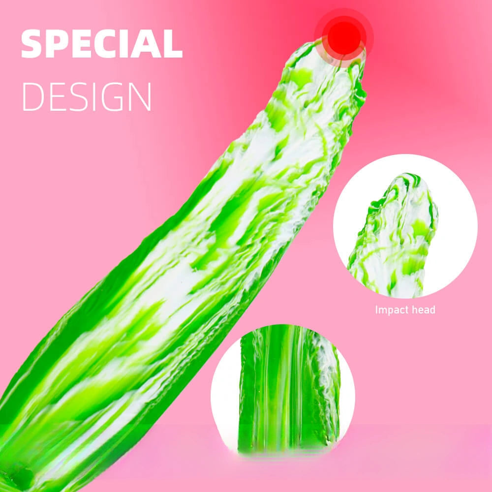 10.6in Cabbage Fruit Big Thick Penis Dildo Sex Toy For Love Sex