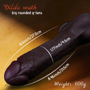 10.6in Dual Density Silicone Big Soft Dildo Real Penis Vaginal Stimulator