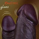 10.6in Dual Density Silicone Big Soft Dildo Real Penis Vaginal Stimulator