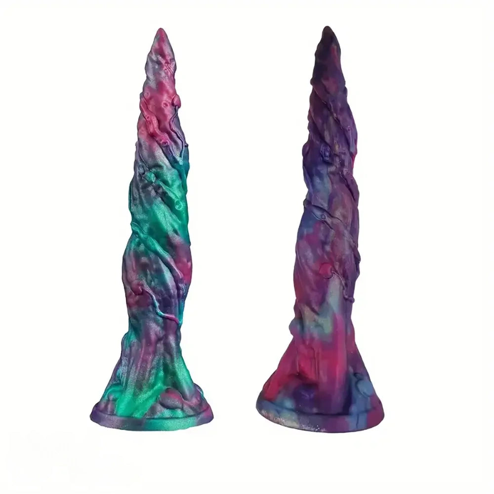10.6in Fantasy Monster Large Soft Prostate Massage Silicone Dildo