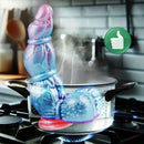 10.6in Huge Monster Knot Thick Silicone Fantasy Soft Dildo With Suction Cup