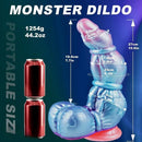 10.6in Huge Monster Knot Thick Silicone Fantasy Soft Dildo With Suction Cup