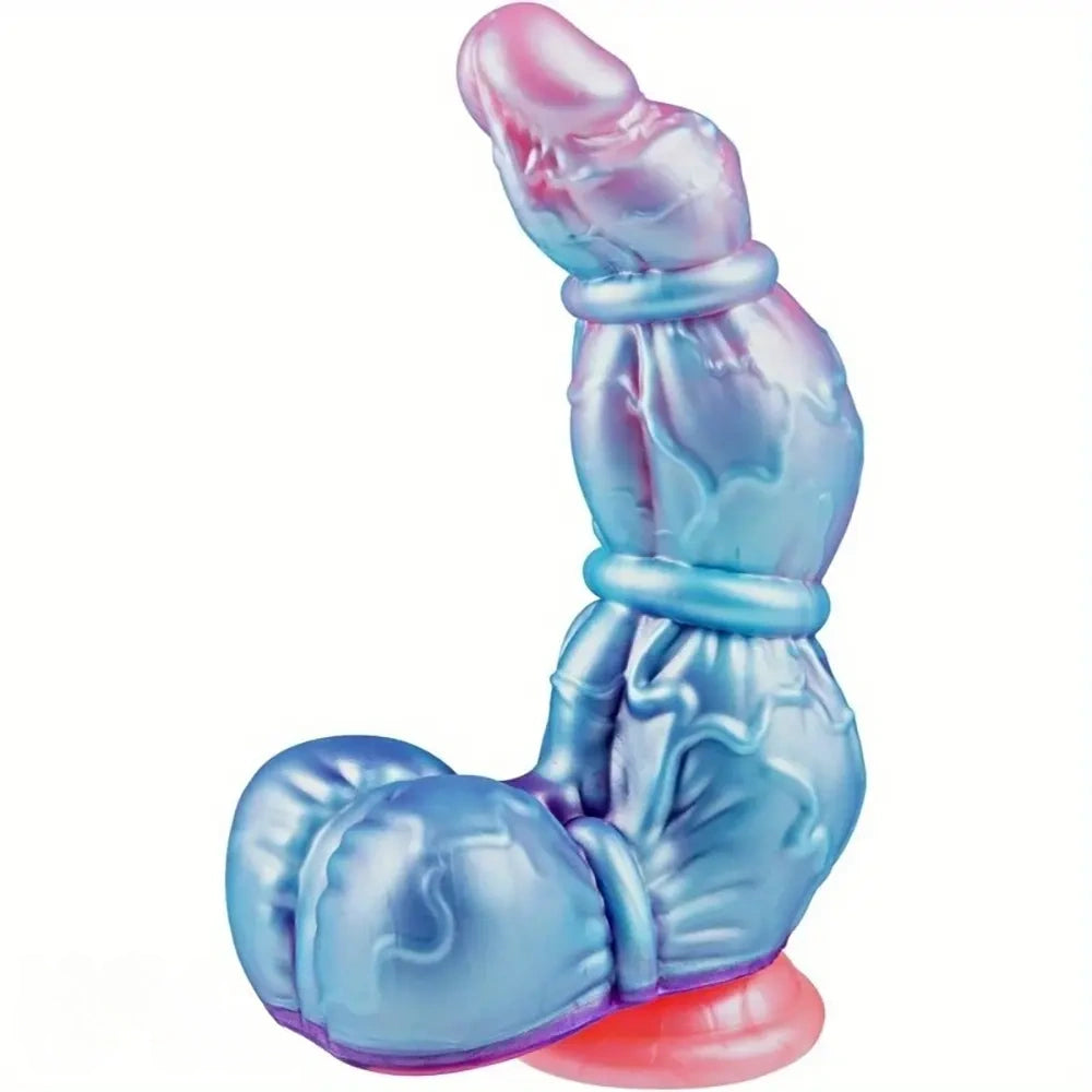 10.6in Huge Monster Knot Thick Silicone Fantasy Soft Dildo With Suction Cup