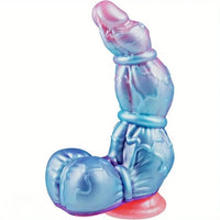 10.6in Huge Monster Knot Thick Silicone Fantasy Soft Dildo With Suction Cup