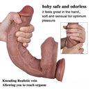 10.6in Silicone Penis Dildo Sex Toy With Sucker For G Spot Stimulation