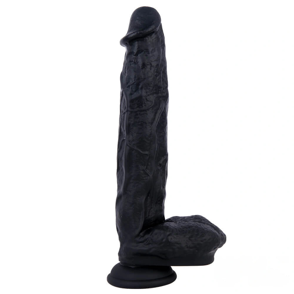10.6in Silicone Penis Dildo Sex Toy With Sucker For G Spot Stimulation