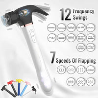 10.6in Silicone Soft Thrusting Sucking Swing Flapping Beating Dildo