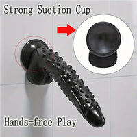 10.6in Spiked Big Fantasy Grainy Dildo For Vagina Prostate Stimulation