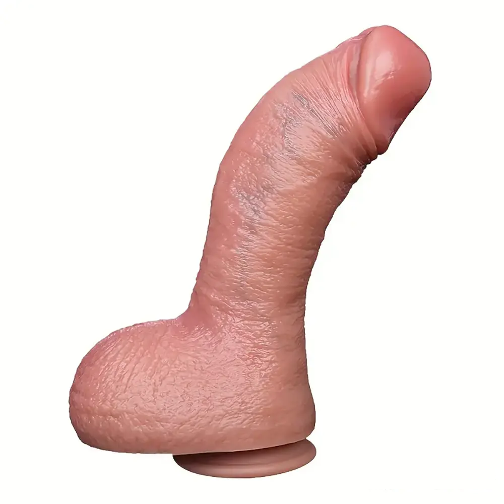 10.7in Soft Silicone Big Dildo For Female Pleasure Couple Flirting Toy