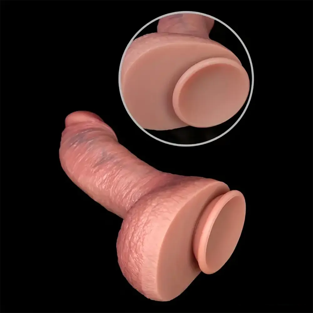 10.7in Soft Silicone Big Dildo For Female Pleasure Couple Flirting Toy
