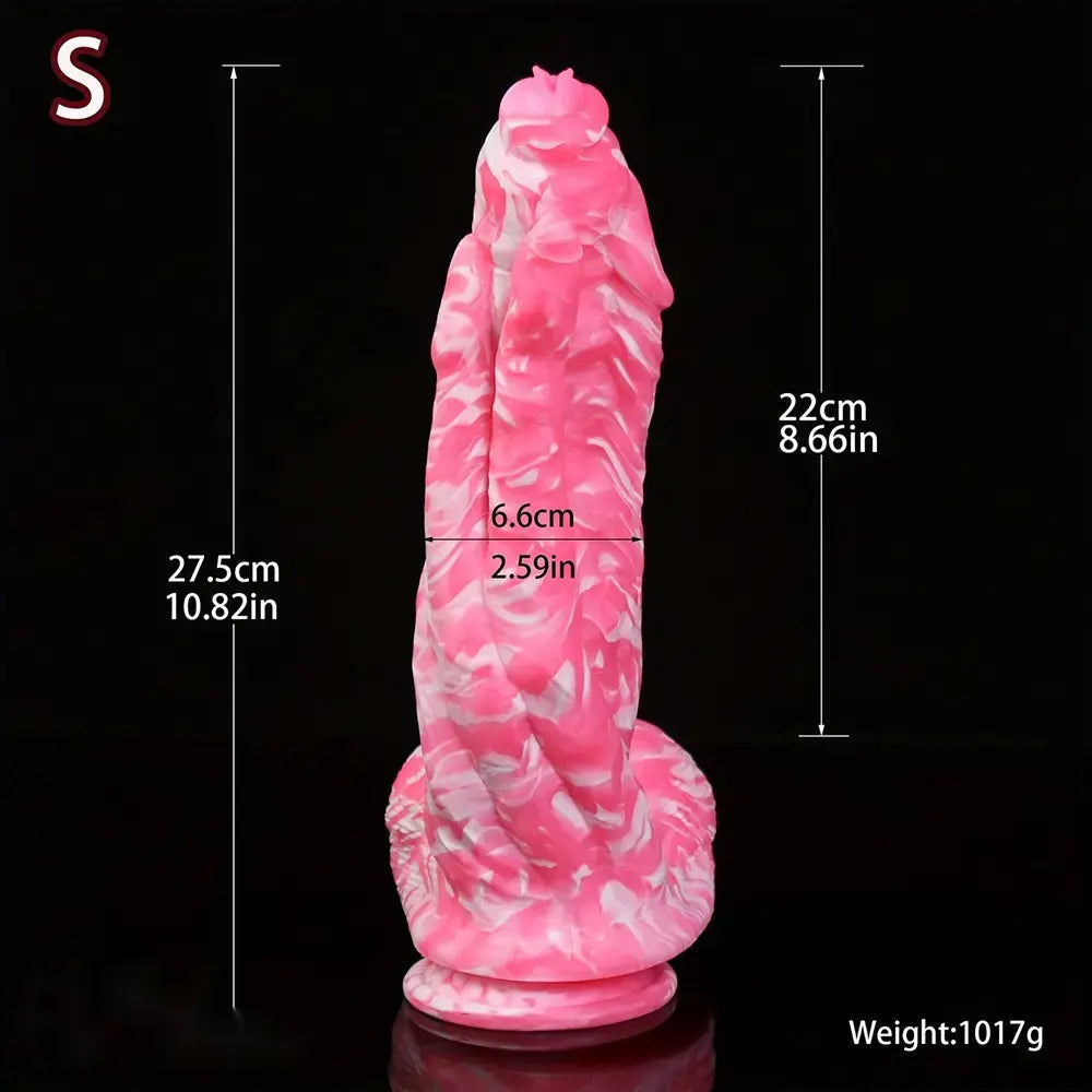 10.82in 12.4in Multiple Heads Silicone Big Soft Dildo For Vaginal Anal Orgasm