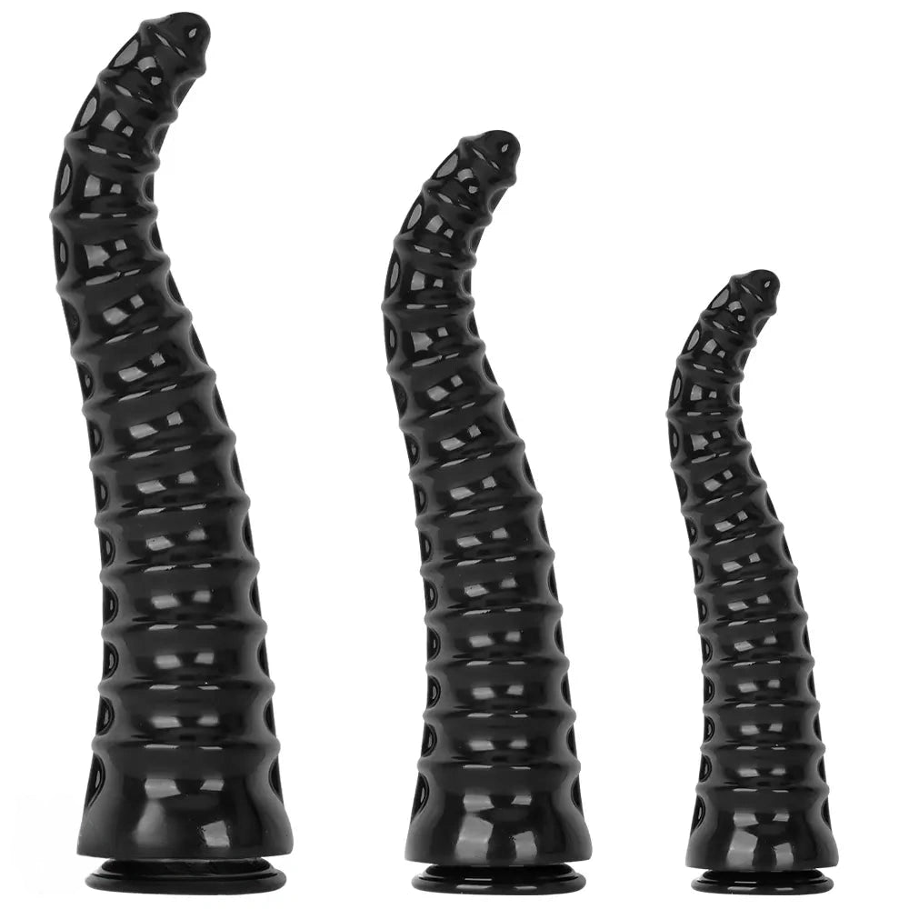 10.82in 13.38in 16.73in Super Large Black Anal Plug Dildo For Men Women