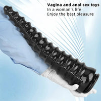 10.82in 13.38in 16.73in Super Large Black Anal Plug Dildo For Men Women
