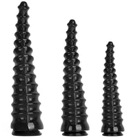 10.82in 13.38in 16.73in Super Large Black Anal Plug Dildo For Men Women