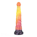 10.82in 13.85in 17.4in Dual Layer Silicone Horse Animal Huge Dildo Sex Toy