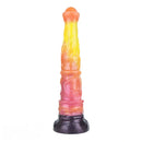 10.82in 13.85in 17.4in Dual Layer Silicone Horse Animal Huge Dildo Sex Toy