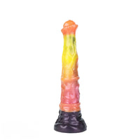 10.82in 13.85in 17.4in Dual Layer Silicone Horse Animal Huge Dildo Sex Toy