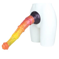 10.82in 13.85in 17.4in Dual Layer Silicone Horse Animal Huge Dildo Sex Toy