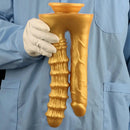 10.82in Big Silicone Soft Gold Double-headed Dildo For Female Lesbian