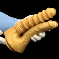 10.82in Big Silicone Soft Gold Double-headed Dildo For Female Lesbian