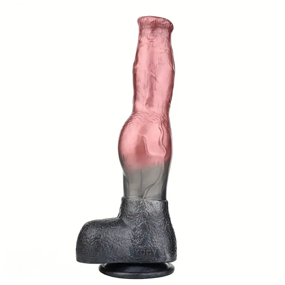 10.82in Liquid Silicone Soft Dog Knot Monster Female Male Animal Dildo