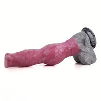 10.82in Liquid Silicone Soft Dog Knot Monster Female Male Animal Dildo