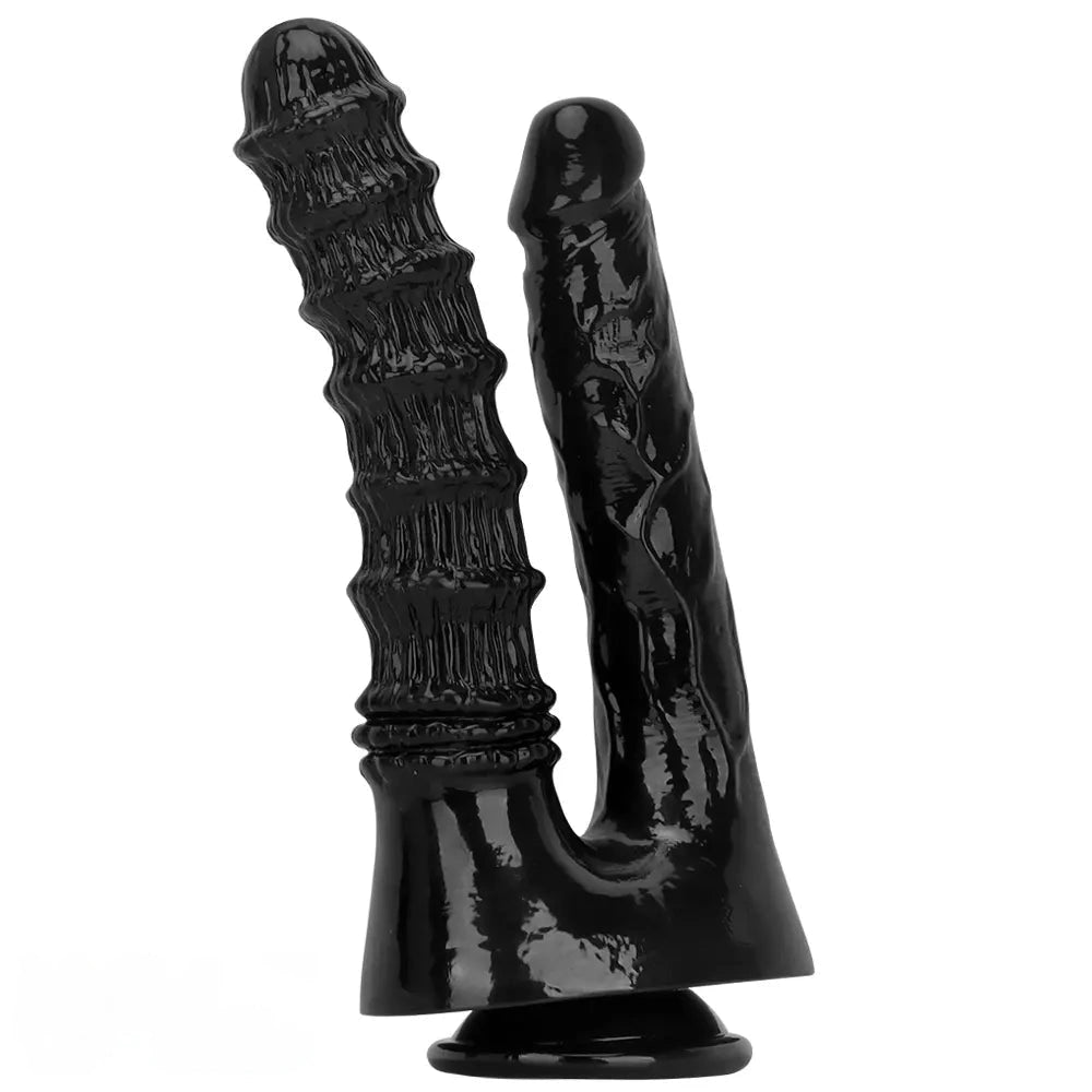 10.82in Oversized Double-headed Dildo For Lesbian Couple Gay Sex Toy