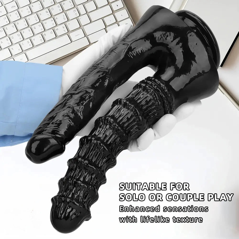 10.82in Oversized Double-headed Dildo For Lesbian Couple Gay Sex Toy